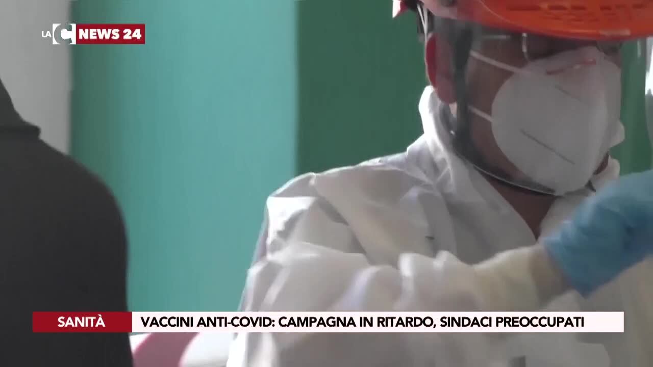 Vaccini anti-covid: campagna in ritardo, sindaci preoccupati