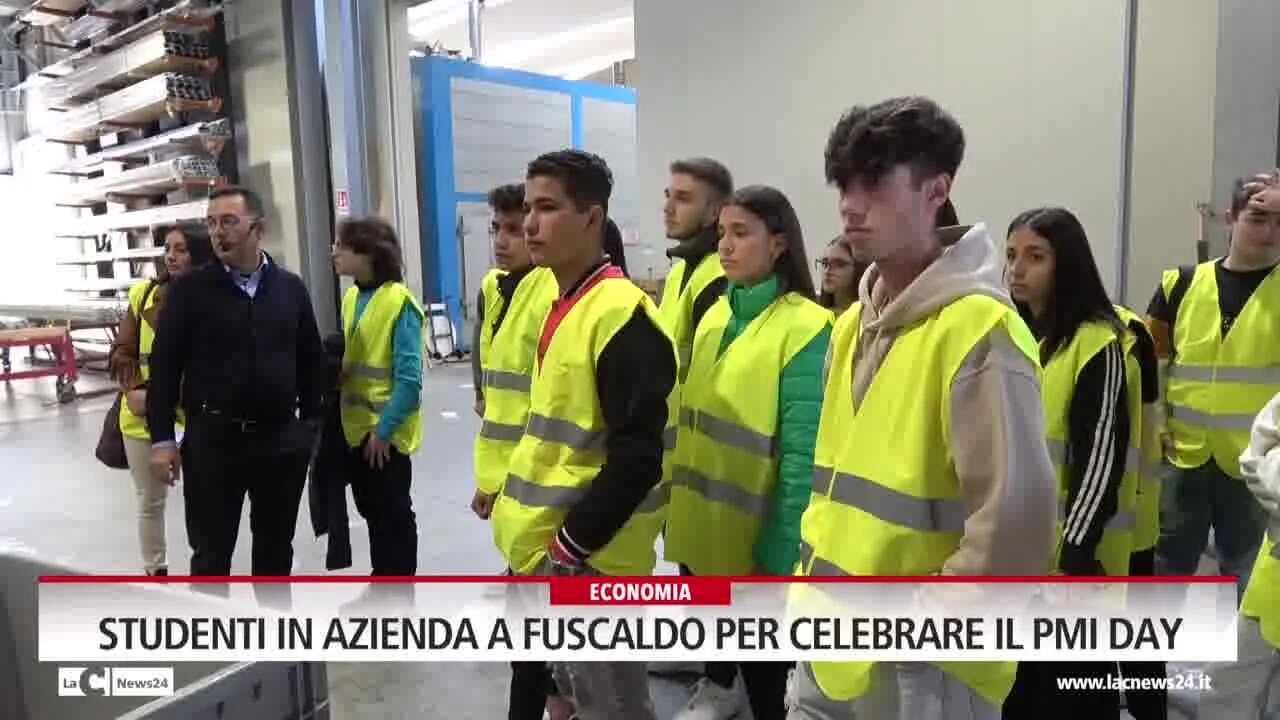 Studenti in azienda a Fuscaldo per celebrare il Pmi Day