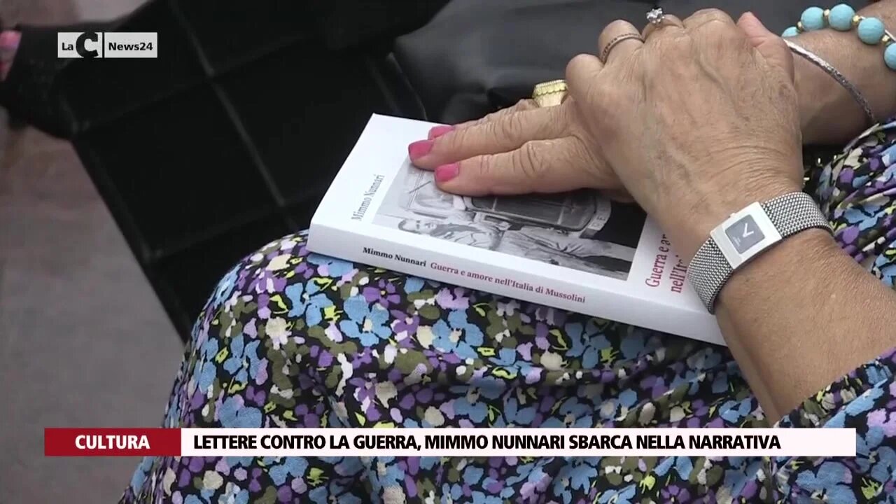 Lettere d'amore contro la guerra, Mimmo Nunnari sbarca nella narrativa