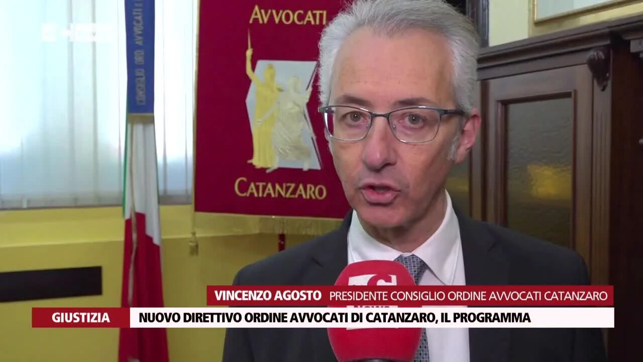 Nuovo Direttivo ordine avvocati di Catanzaro, il programma