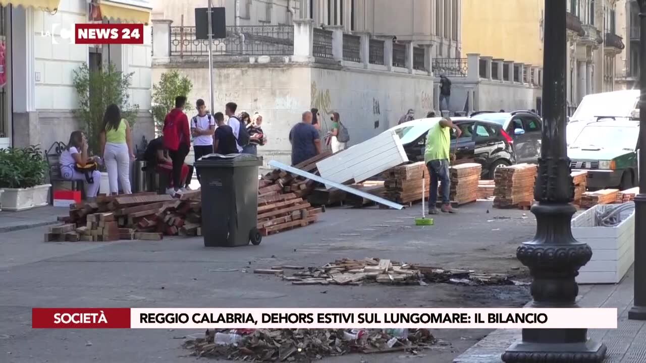 Reggio Calabria, dehors estivi sul lungomare, il bilancio