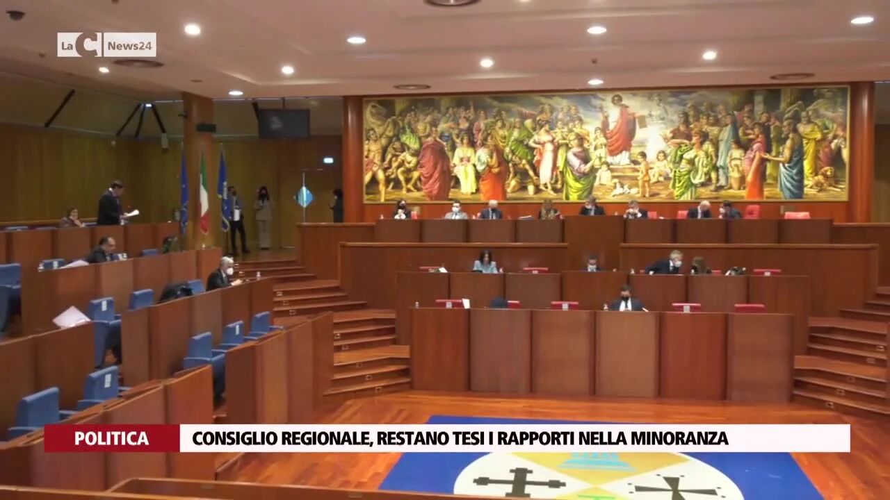 Consiglio Regionale, restano tesi i rapporti nella minoranza