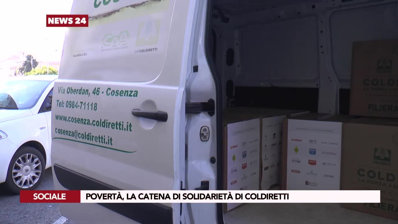 Povertà, la catena di solidarietà di Coldiretti