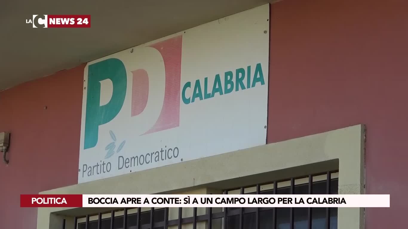 Boccia apre a Conte: sì a un campo largo per la Calabria