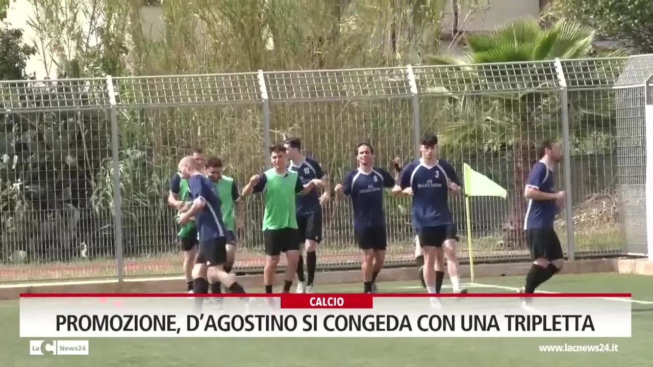 Promozione, D’Agostino si congeda con una tripletta