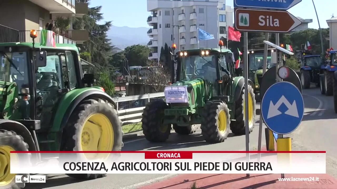 Cosenza, agricoltori sul piede di guerra