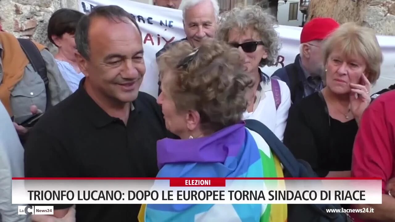 Trionfo Lucano dopo le europee torna sindaco di Riace