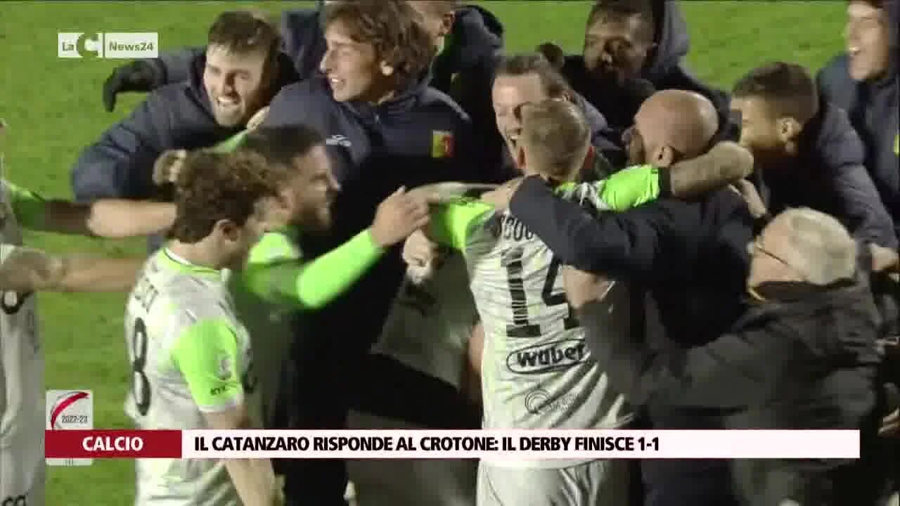 Il Catanzaro risponde al Crotone: il derby finisce 1-1