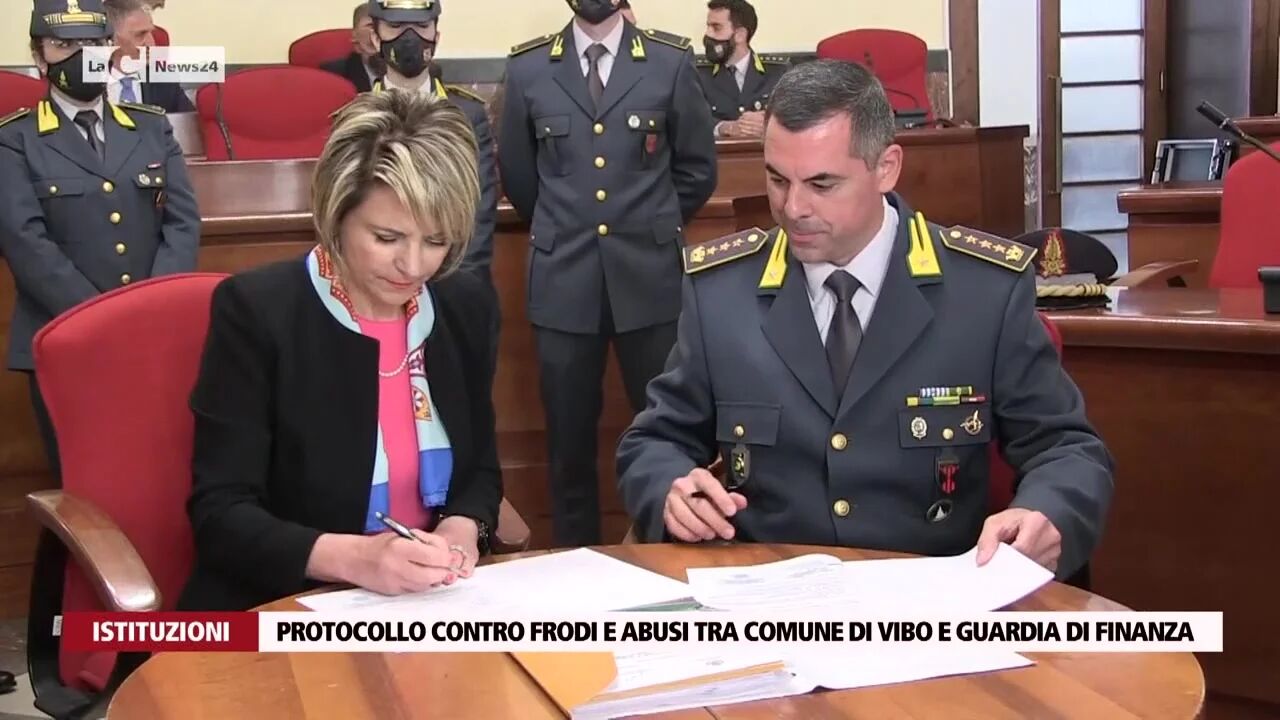Protocollo contro frodi e abusi tra comune di Vibo e Guardia di Finanza