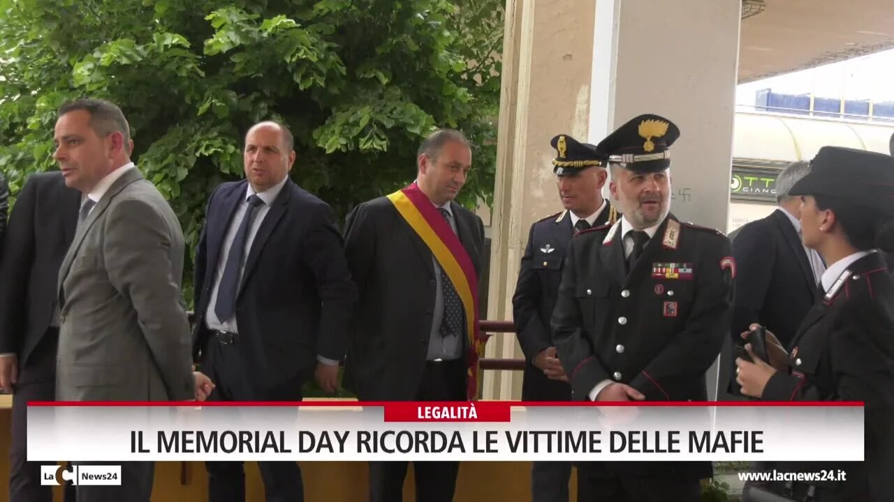 Il Memorial Day ricorda le vittime delle mafie