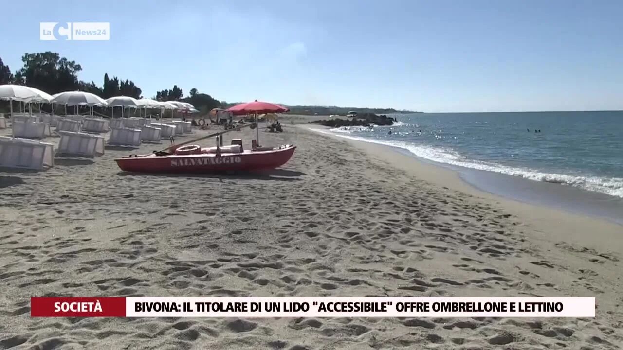 Bivona: il titolare di un lido "accessibile" offre ombrellone e lettino