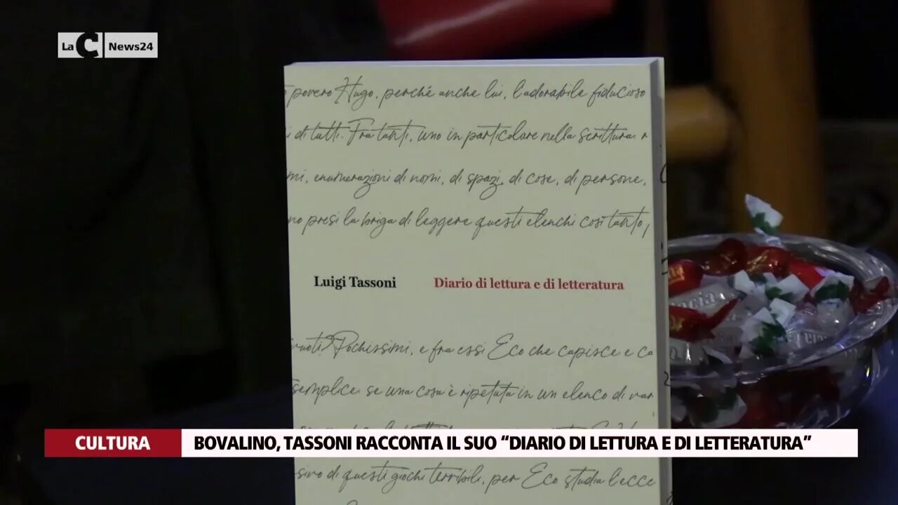 Bovalino, Tassoni racconta il suo “Diario di lettura e di letteratura”