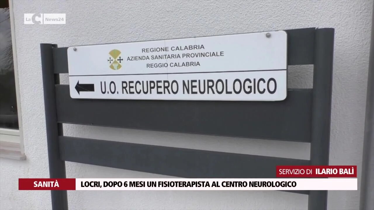 Locri, dopo 6 mesi un fisioterapista al centro neurologico