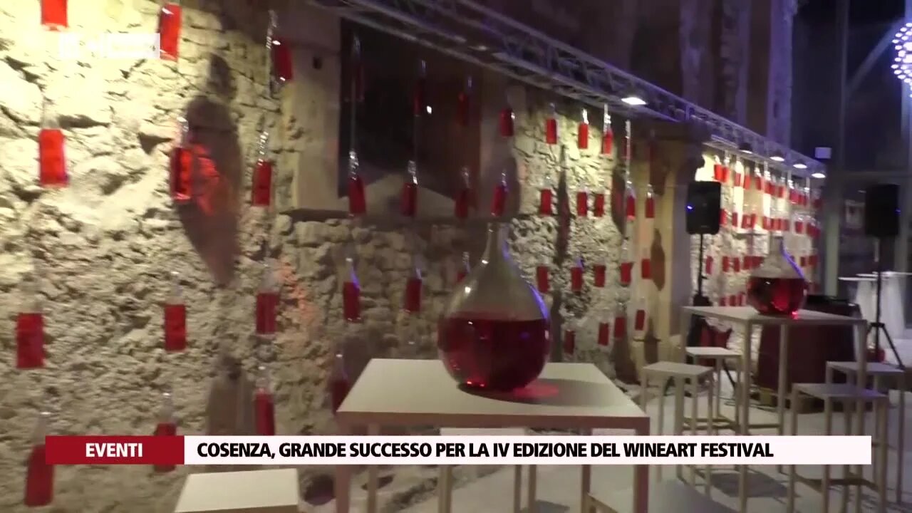 Cosenza, grande successo per la IV edizione del Wineart Festival