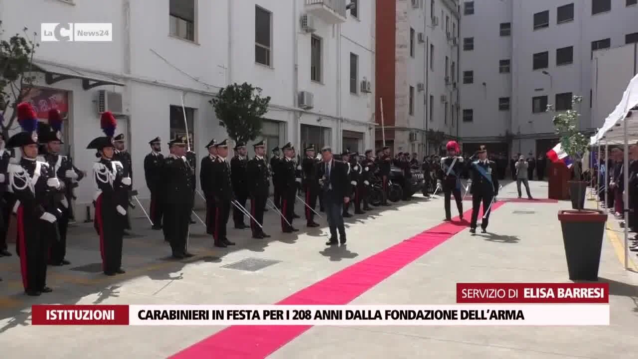 Carabinieri in festa per i 208 anni dalla fondazione dell’Arma