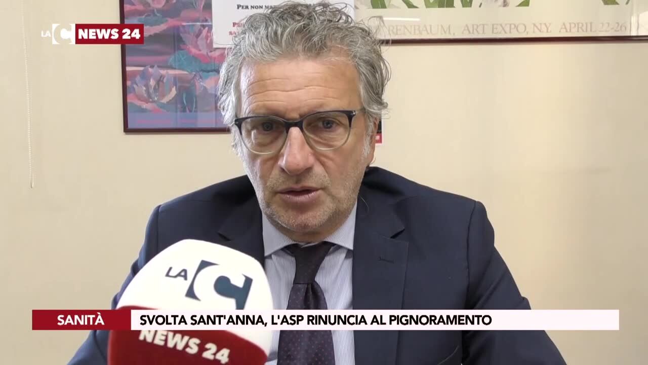 Svolta Sant'Anna, l'Asp rinuncia al pignoramento