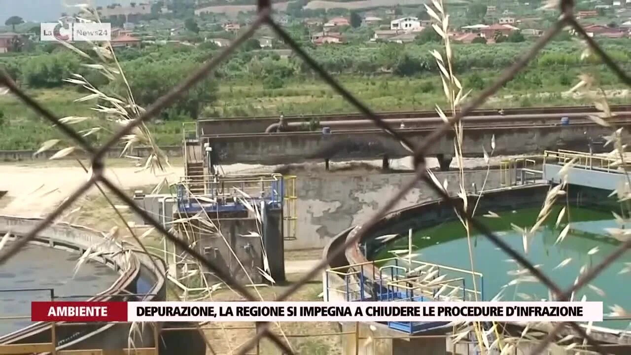 Depurazione, la regione si impegna a chiudere le procedure d’infrazione