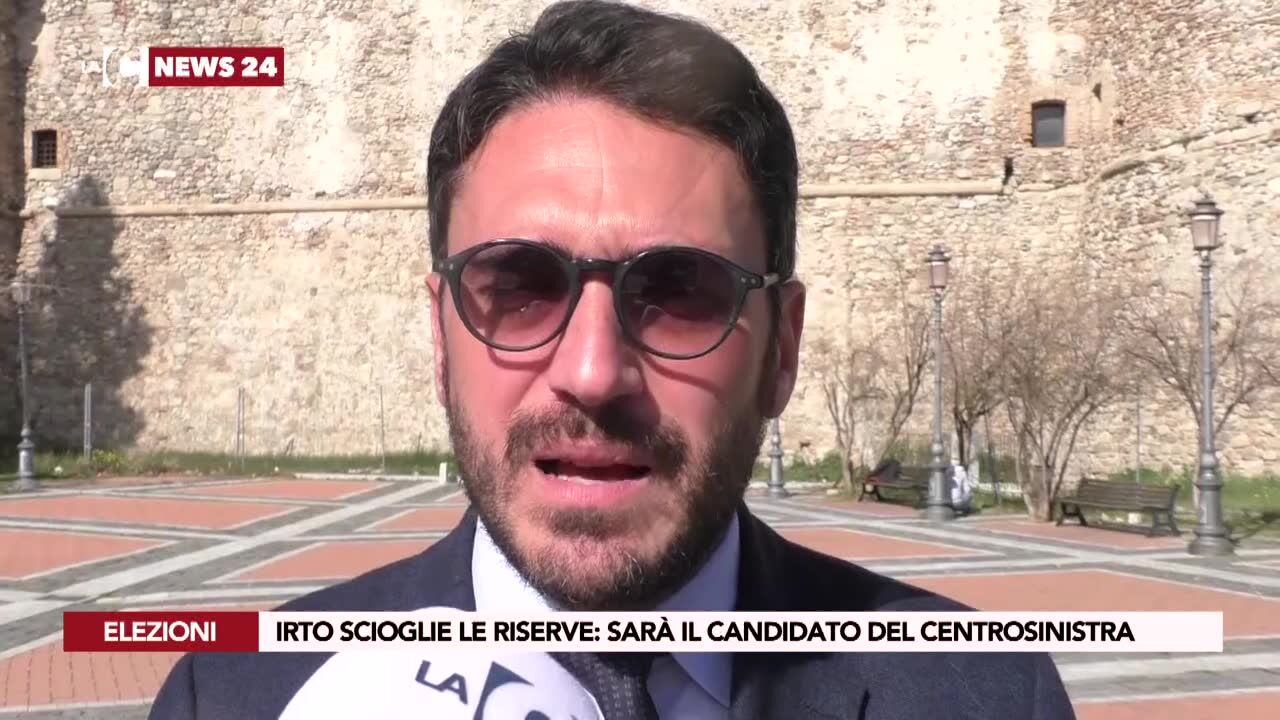 Irto scioglie le riserve: sarà il candidato del centrosinistra
