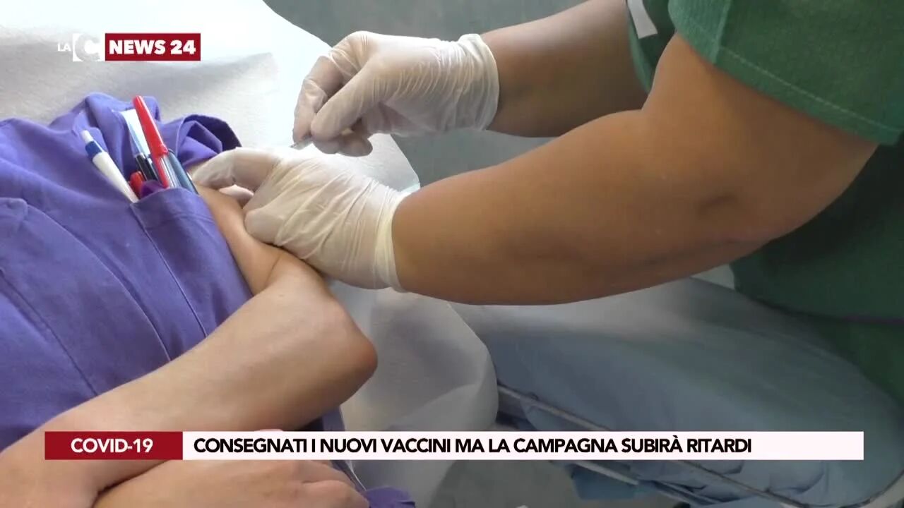 Consegnati i nuovi vaccini ma la campagna subirà ritardi