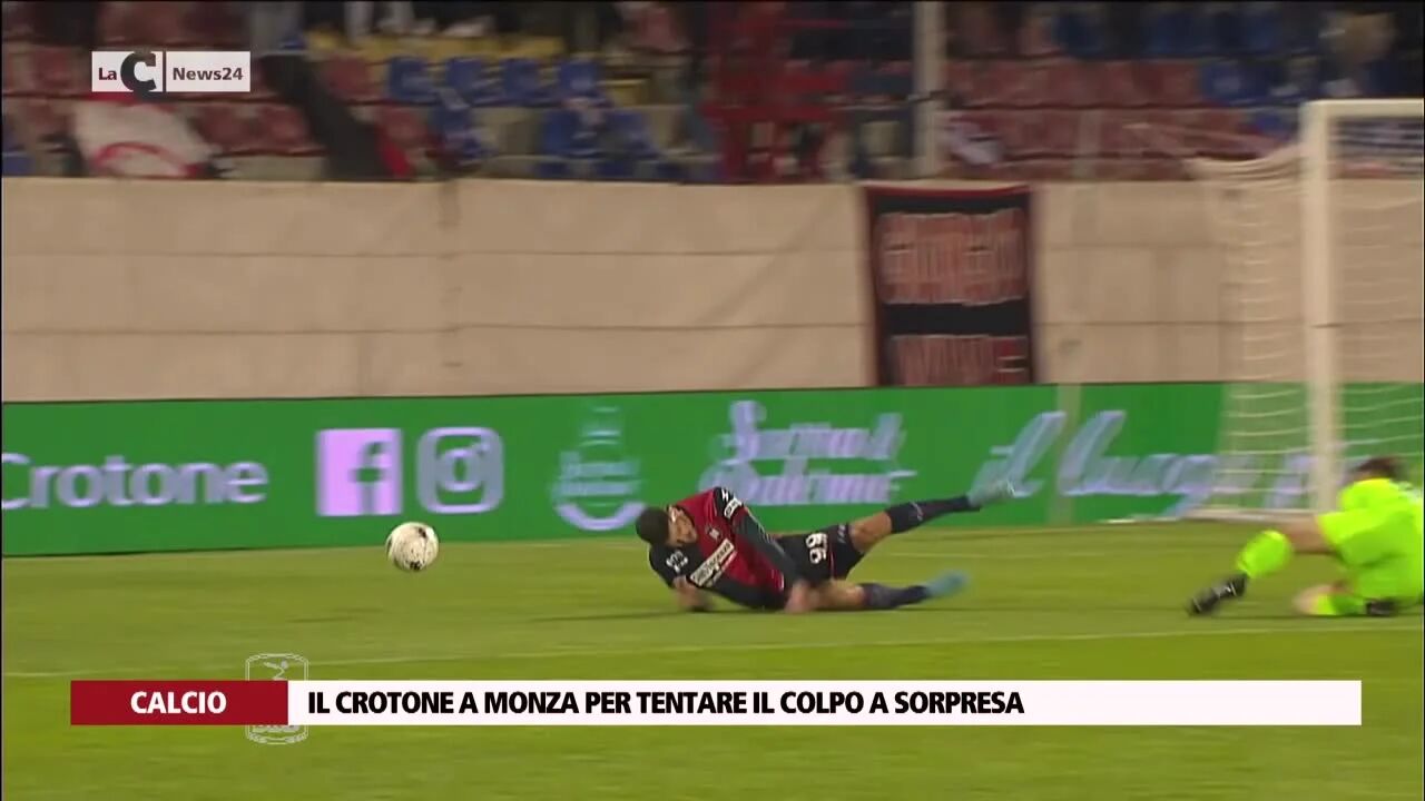 Il Crotone a Monza per tentare il colpo a sorpresa