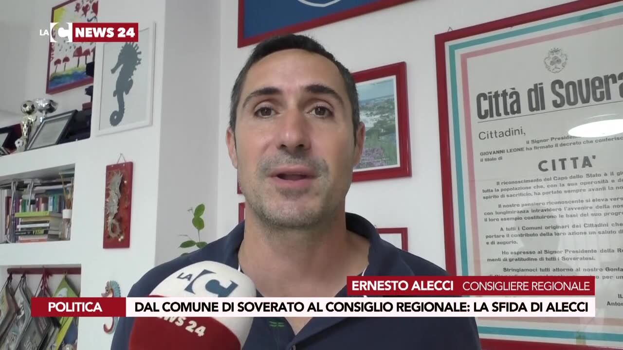 Dal comune di Soverato al consiglio regionale: la sfida di Alecci