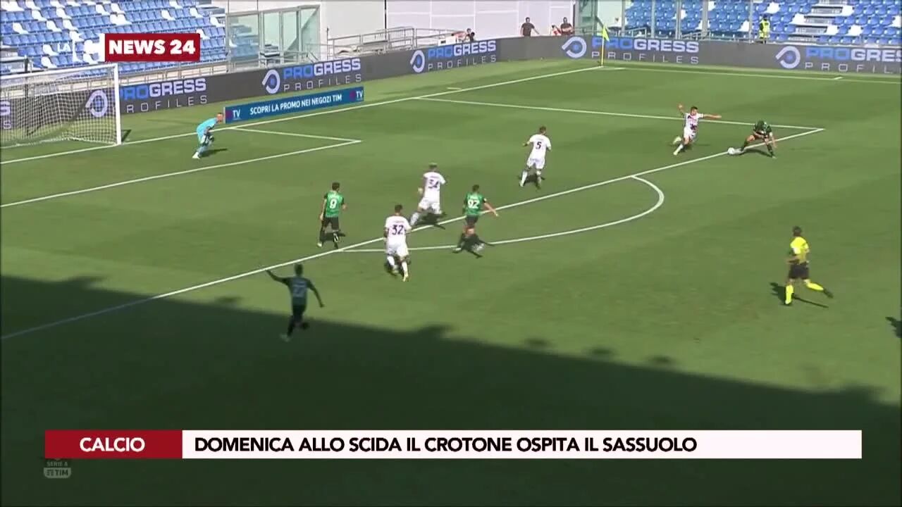 Domenica allo Scida il Crotone ospita il Sassuolo