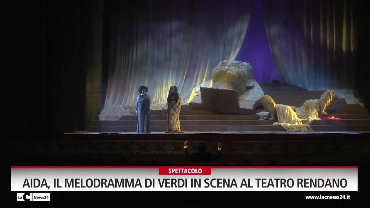 Aida, il melodramma di Verdi in scena al teatro Rendano