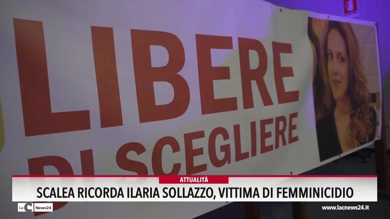 Scalea ricorda Ilaria Sollazzo, vittima di femminicidio