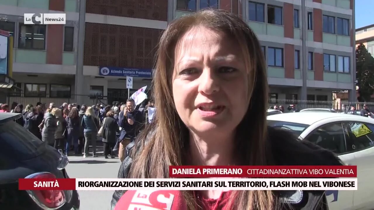 Riorganizzazione dei servizi sanitari sul territorio, flash mob nel vibonese