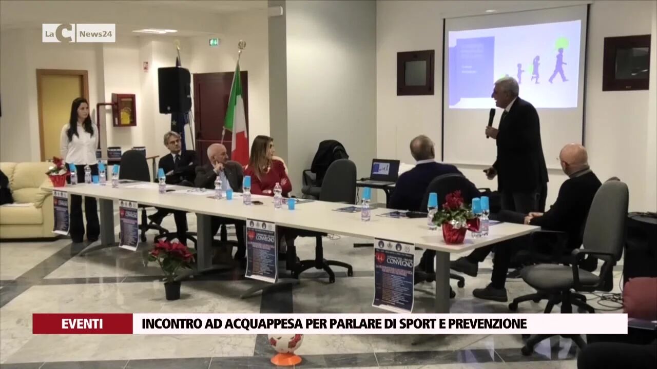 Incontro ad Acquappesa per parlare di sport e prevenzione
