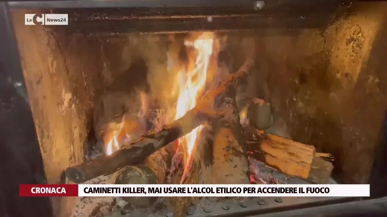 Caminetti killer, mai usare l'alcol etilico per accendere il fuoco