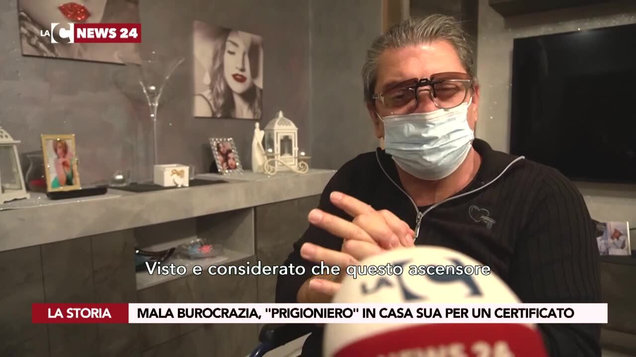 Mala burocrazia, "prigioniero" in casa sua per un certificato