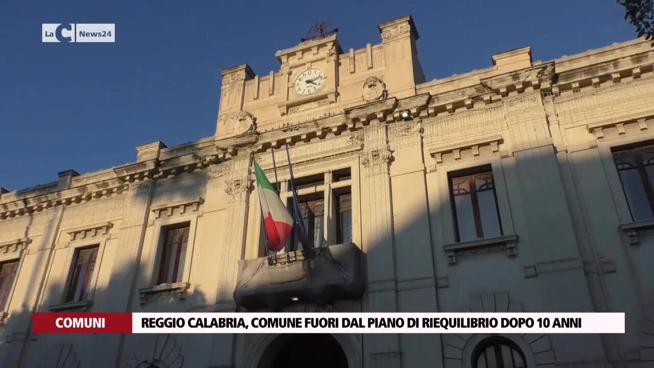 Reggio Calabria, Comune fuori dal piano di riequilibrio dopo 10 anni