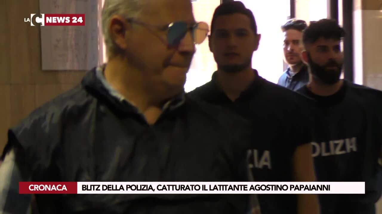 Blitz della polizia, catturato il latitante Agostino Papaianni