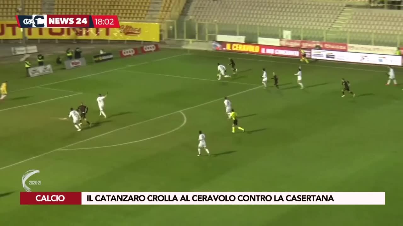 Il Catanzaro crolla al Ceravolo contro la Casertana