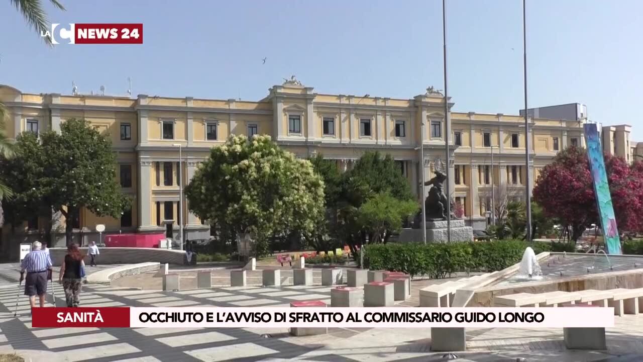 Occhiuto e l’avviso di sfratto al commissario Guido Longo
