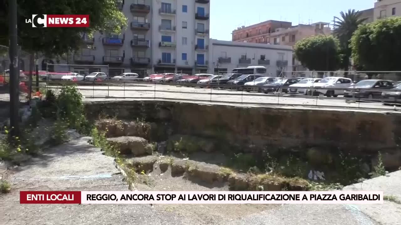 Reggio, ancora stop ai lavori di riqualificazione a piazza Garibaldi