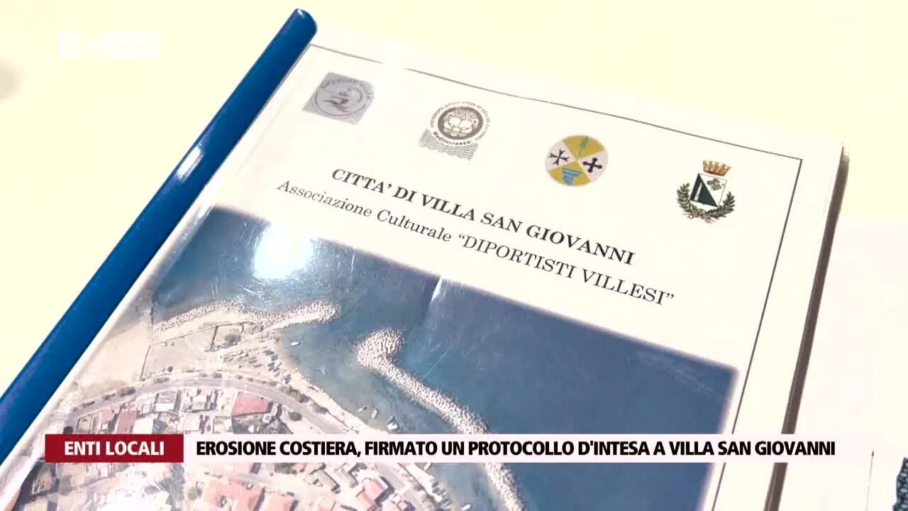 Erosione costiera, firmato un protocollo d'intesa a Villa San Giovanni