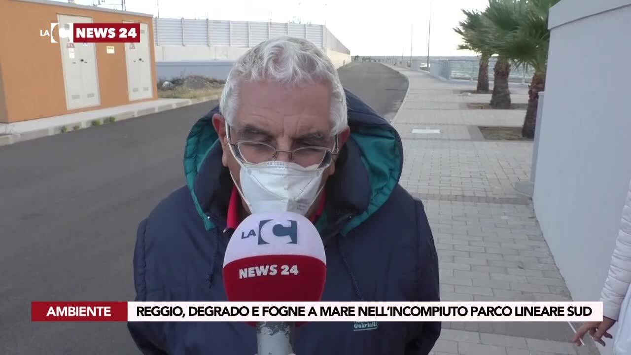 Reggio, degrado e fogne a mare nell’incompiuto Parco Lineare Sud