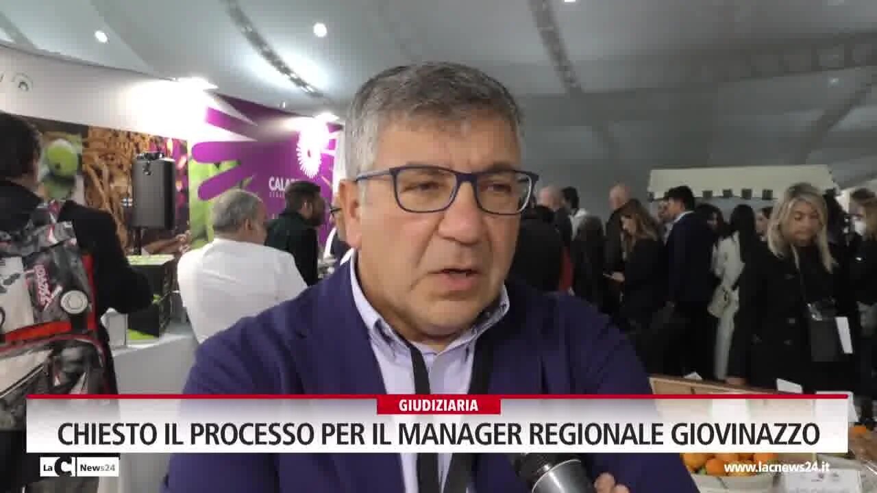 Chiesto il processo per il manager regionale Giovinazzo