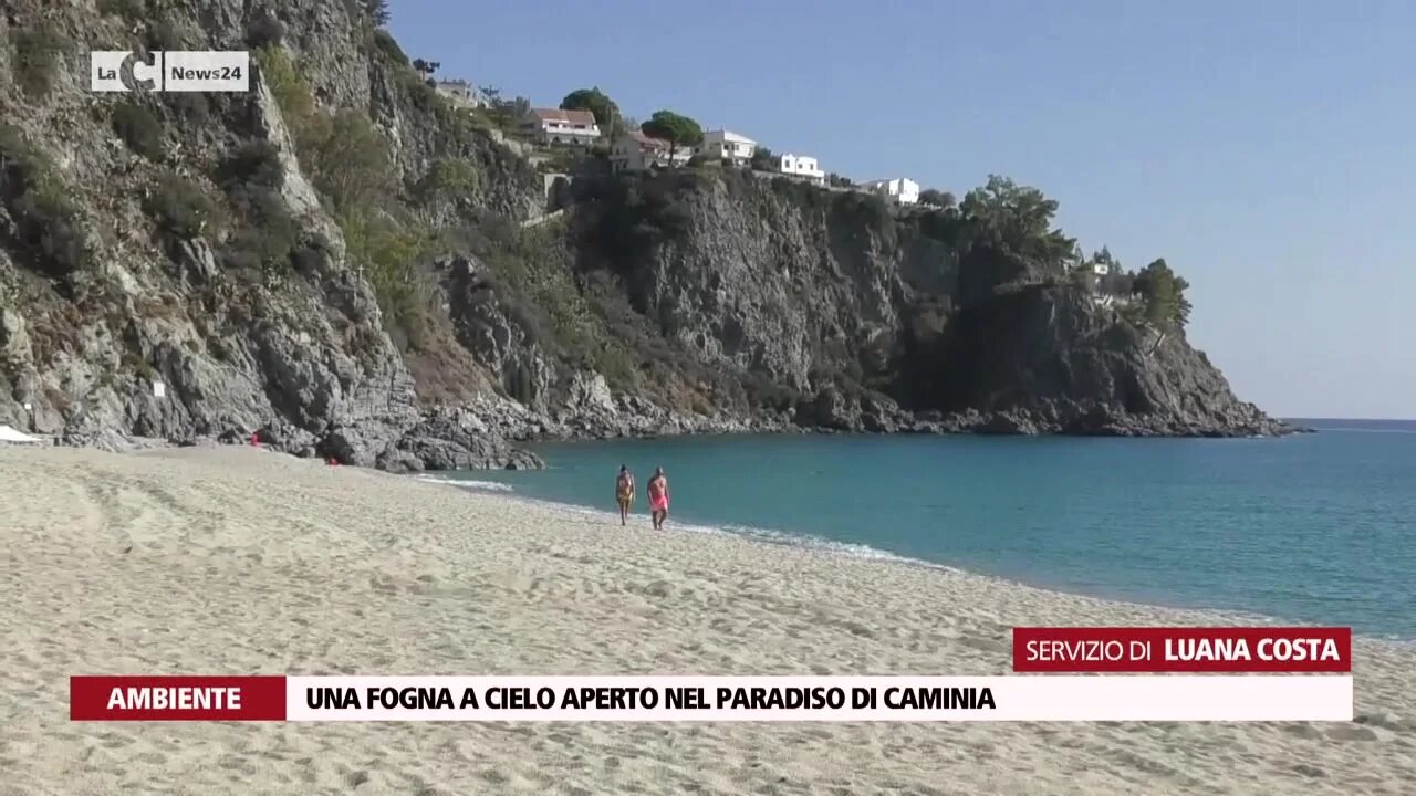 Una fogna a cielo aperto nel paradiso di Caminia