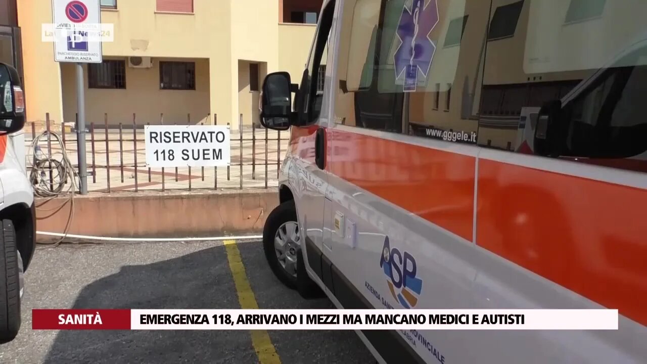 Emergenza 118, arrivano i mezzi ma mancano medici e autisti