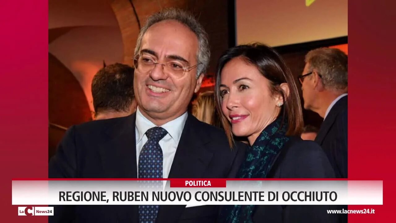 Regione, Ruben nuovo consulente di Occhiuto