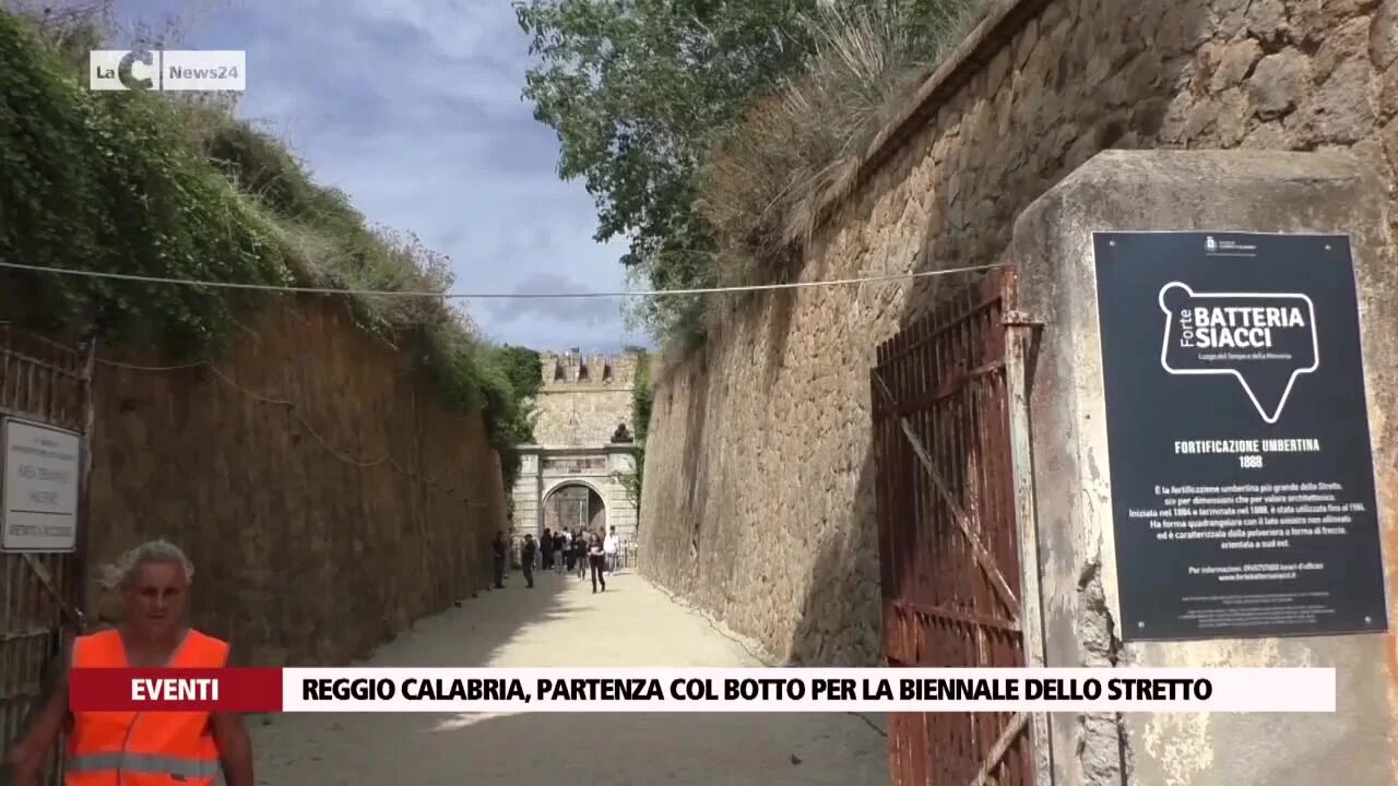 Reggio Calabria, partenza col botto per la Biennale dello Stretto