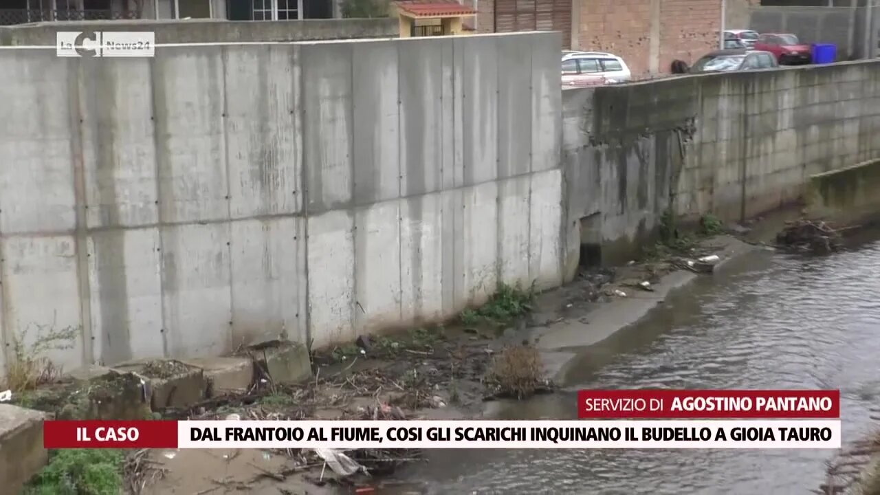 Dal frantoio al fiume, cosi gli scarichi inquinano il Budello a Gioia Tauro