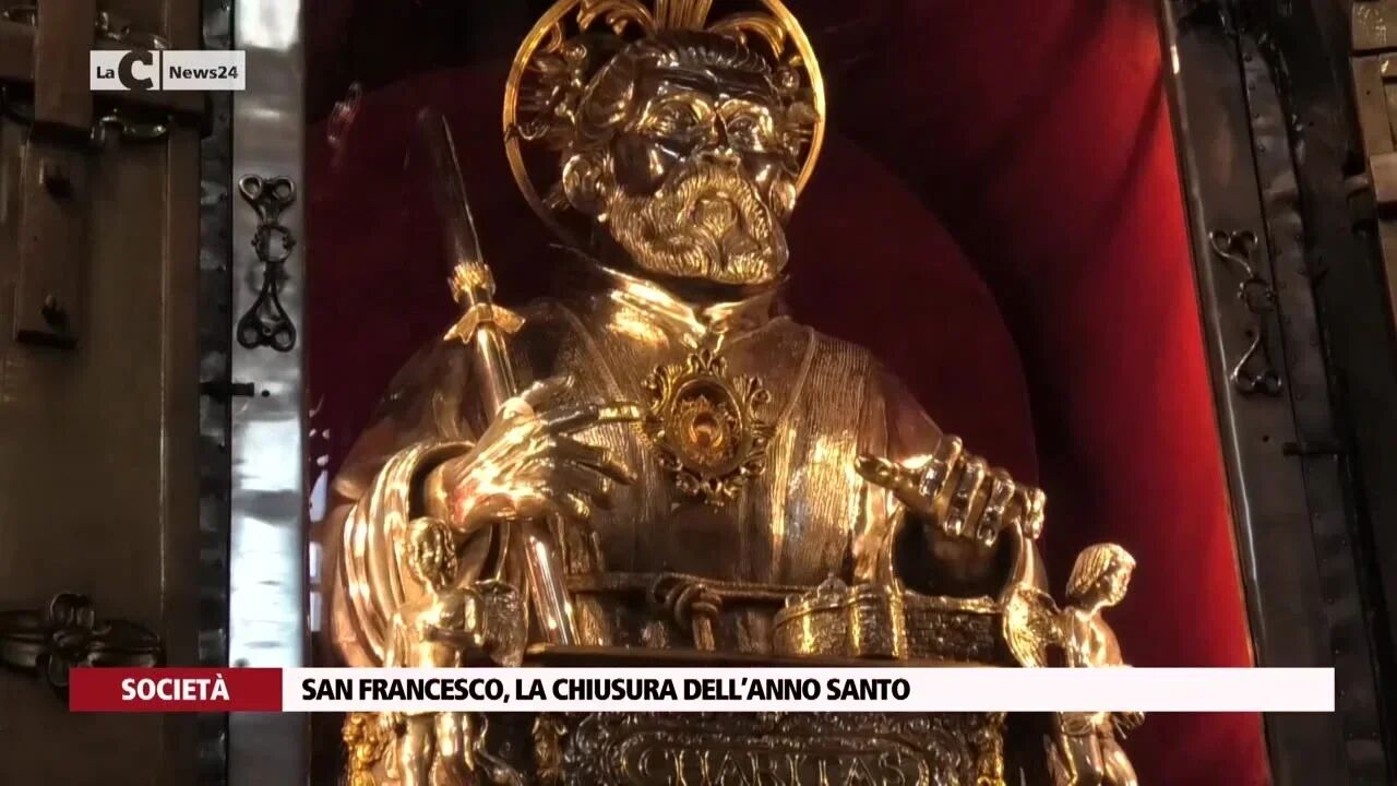 San Francesco, la chiusura dell’anno santo