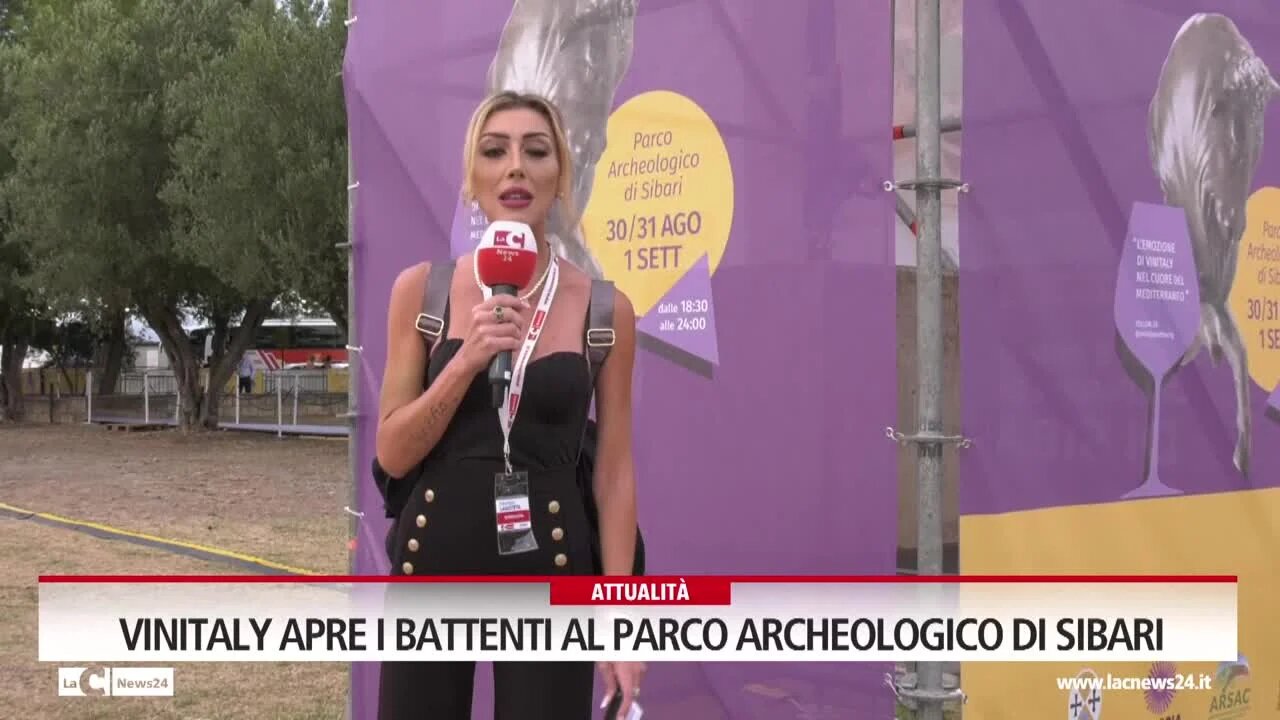 Vinitaly apre i battenti al parco archeologico di Sibari