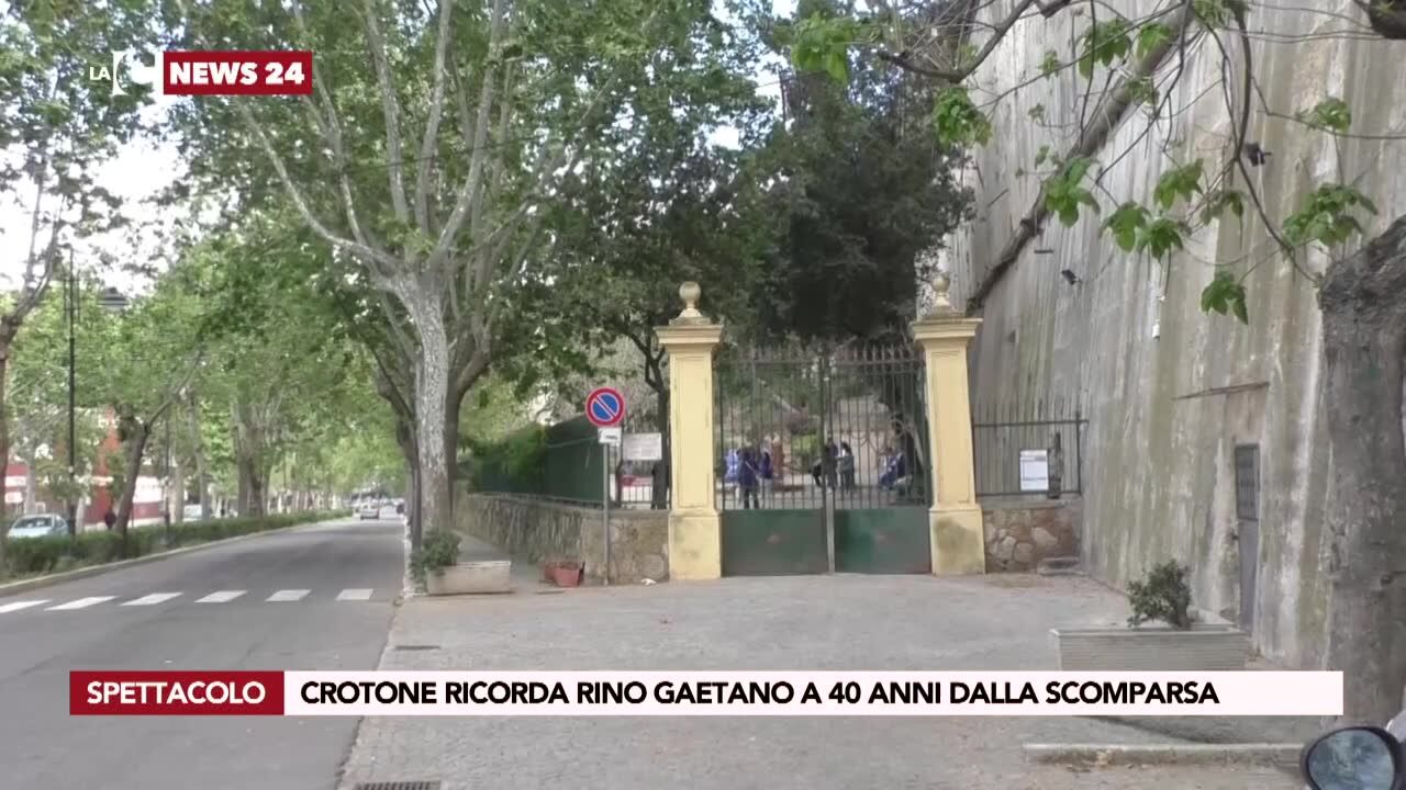 Crotone ricorda Rino Gaetano a 40 anni dalla scomparsa