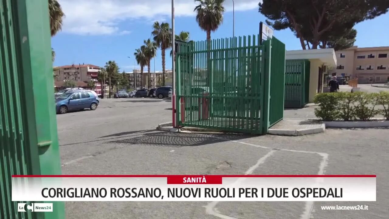 Corigliano Rossano, nuovi ruoli per i due ospedali