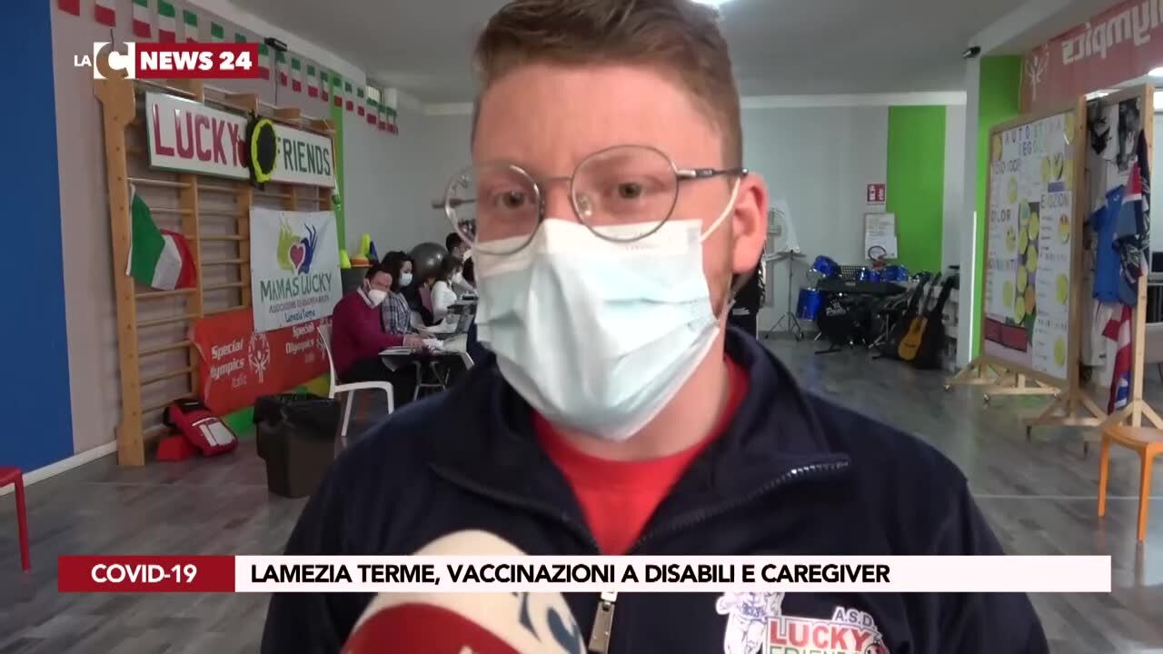 Lamezia Terme, vaccinazioni a disabili e caregiver